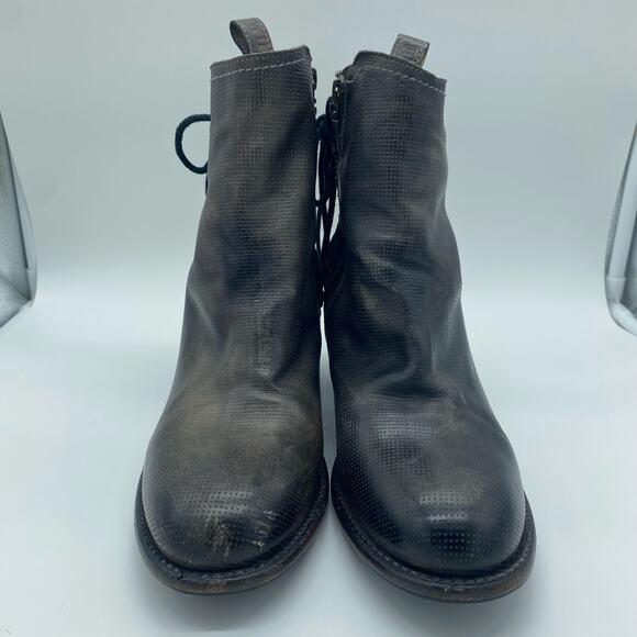 Bed Stu Cobbler Women's size 10 Blaire Brown Heel Leather Blaire Booties - Picture 2 of 11